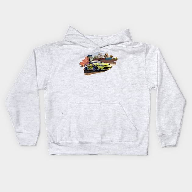 Sylvia S15 Drift Art Print Kids Hoodie by Auto-Prints